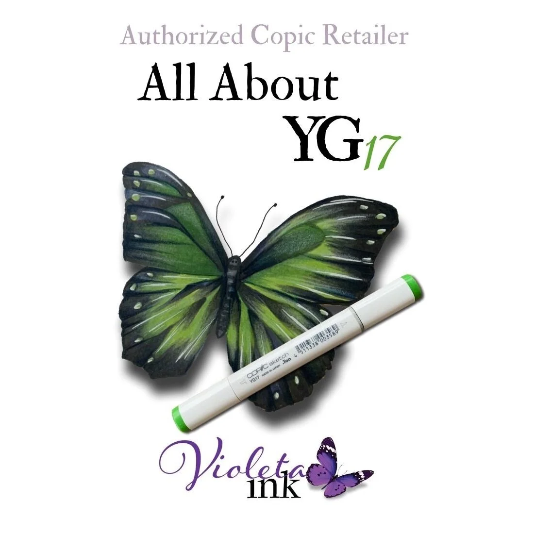 YG17 - Copic Sketch Marker Grass Green — Violeta Ink